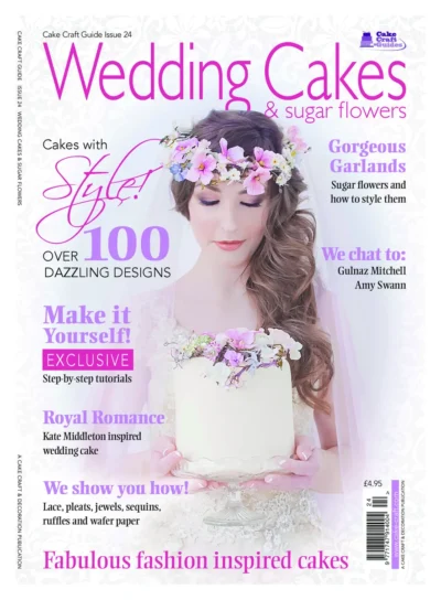 Cake Craft Guides 2015 24 Wedding Cakes Sugar Flowers