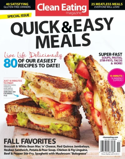Clean Eating Quick And Easy Meals 2012