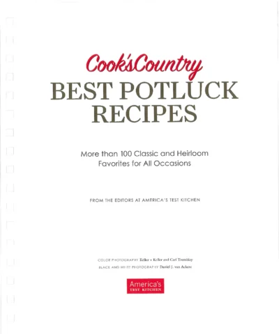 Cook S Country Best Potluck Recipes 2010