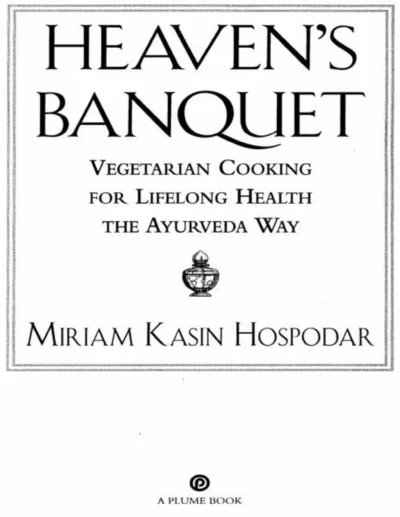 Miriam Kasin Hospodar Heaven S Banquet 1999