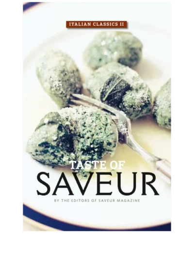 Saveur 2010 Italian Classics Ii