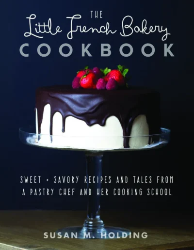 Susan Holding The Little French Bakery Cookbook 2014