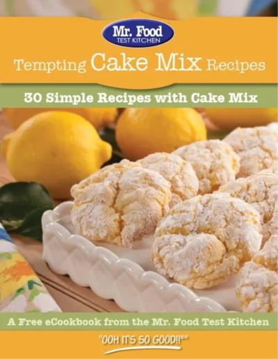 Tempting Cake Mix Recipes 2013
